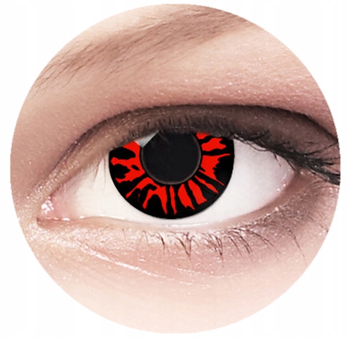 

Kolorowe Soczewki Crazy Red Demon Czerwone