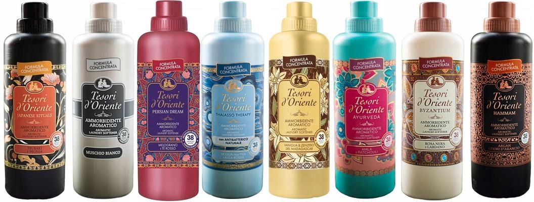 Tesori sada 8 krásných italských oplachovacích přípravků 760 ml