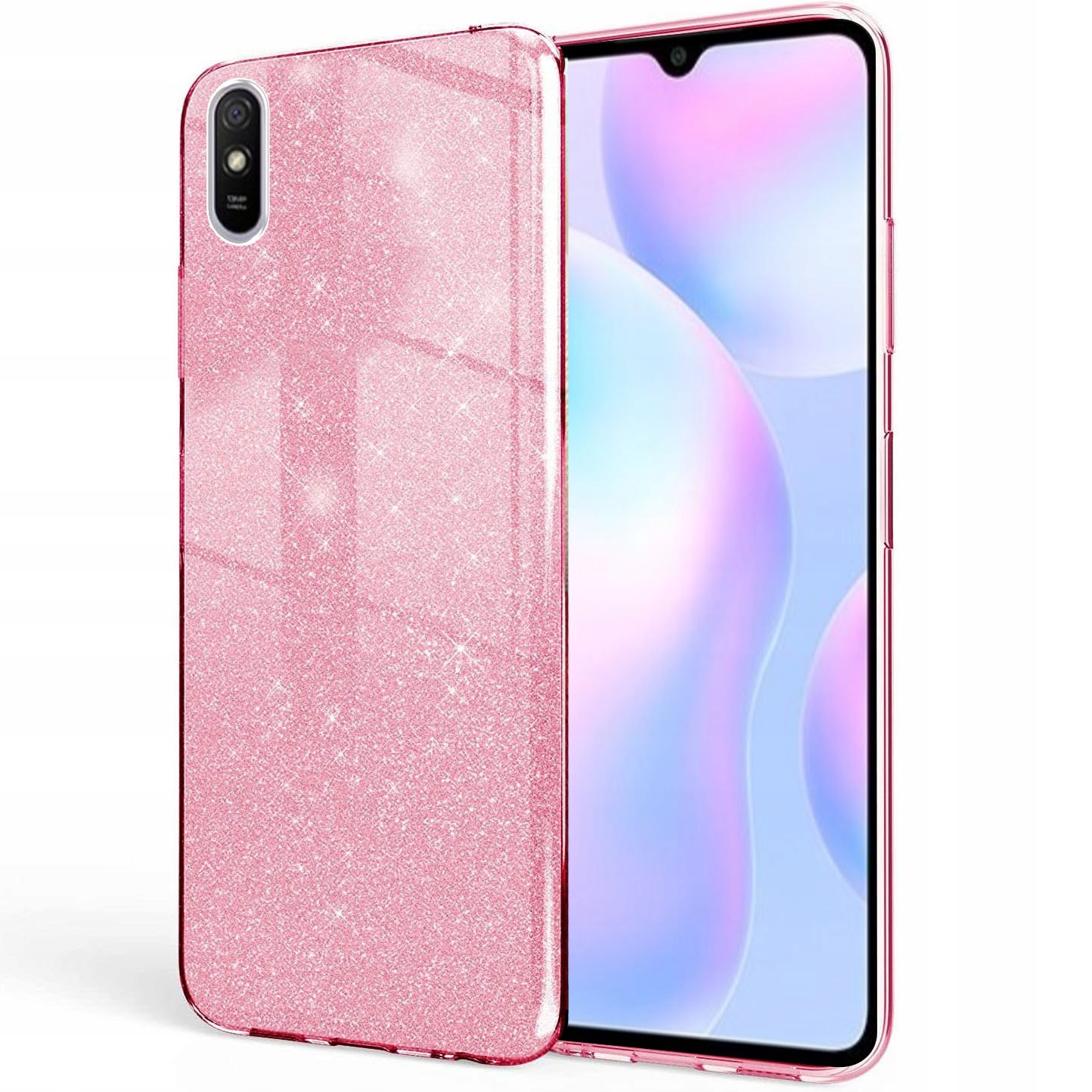 

Etui na Xiaomi Redmi 9A Brokat Case Glitter Szkło