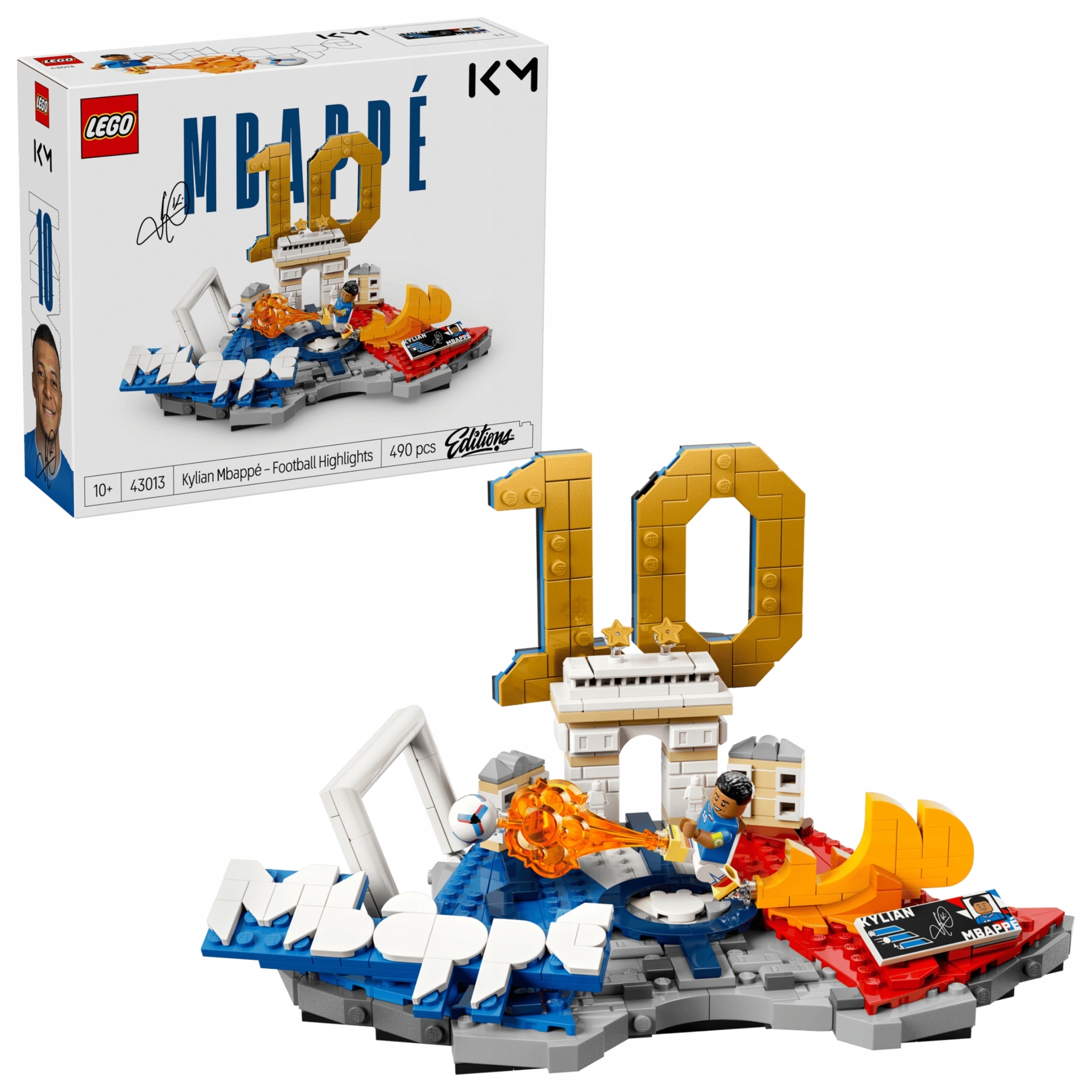 Lego Kylian Mbappé Fotbalové momenty 43013 Sběratelská sada Fana 10+