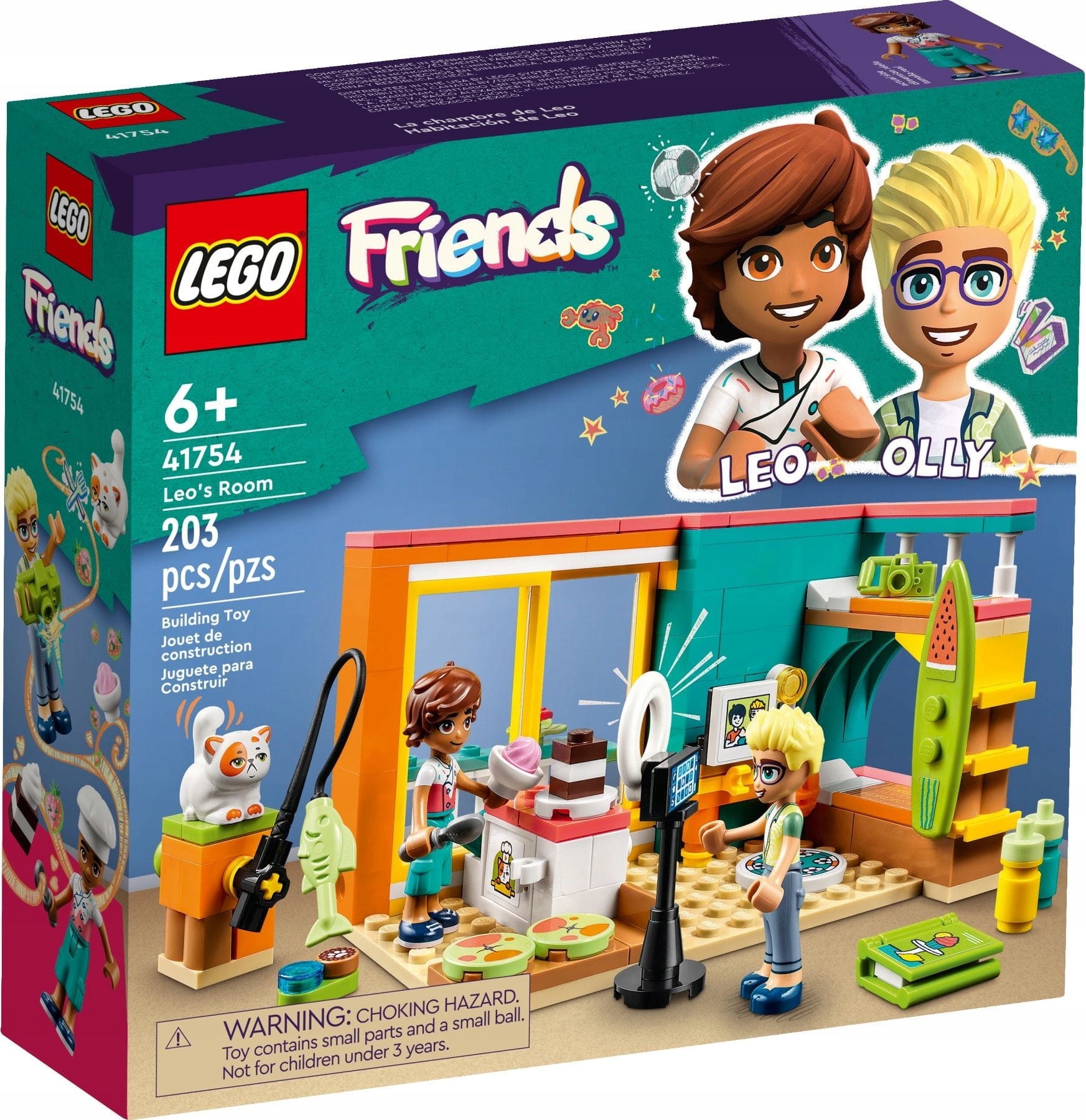 stavebnice Lego Friends 41754 Pokoj Leo