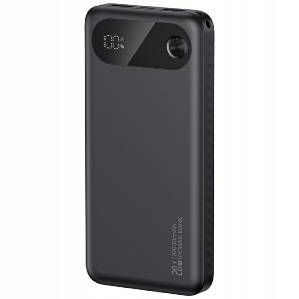 Usams Powerbank PB80 10000mAh 20W Pd 2xUSB-A Usb-c czarny