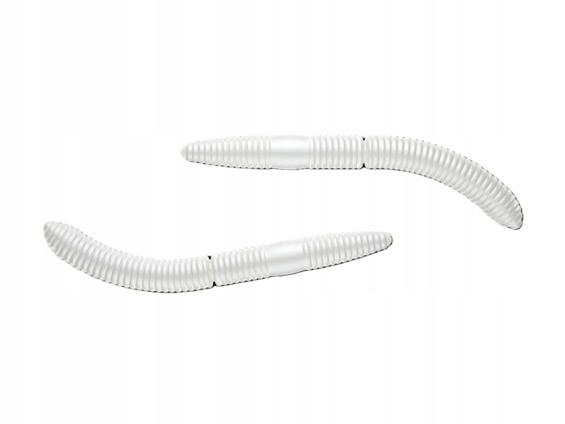Przynęta Libra Lures Fatty D’Worm 6.5 cm Silver Pearl