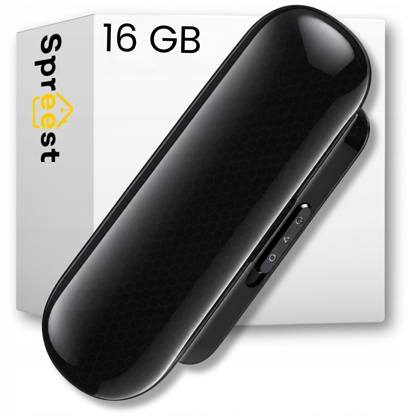 Špionážní Diktafon Mini Digitální Odposlech Malý Flash Disk 16GB Magnet