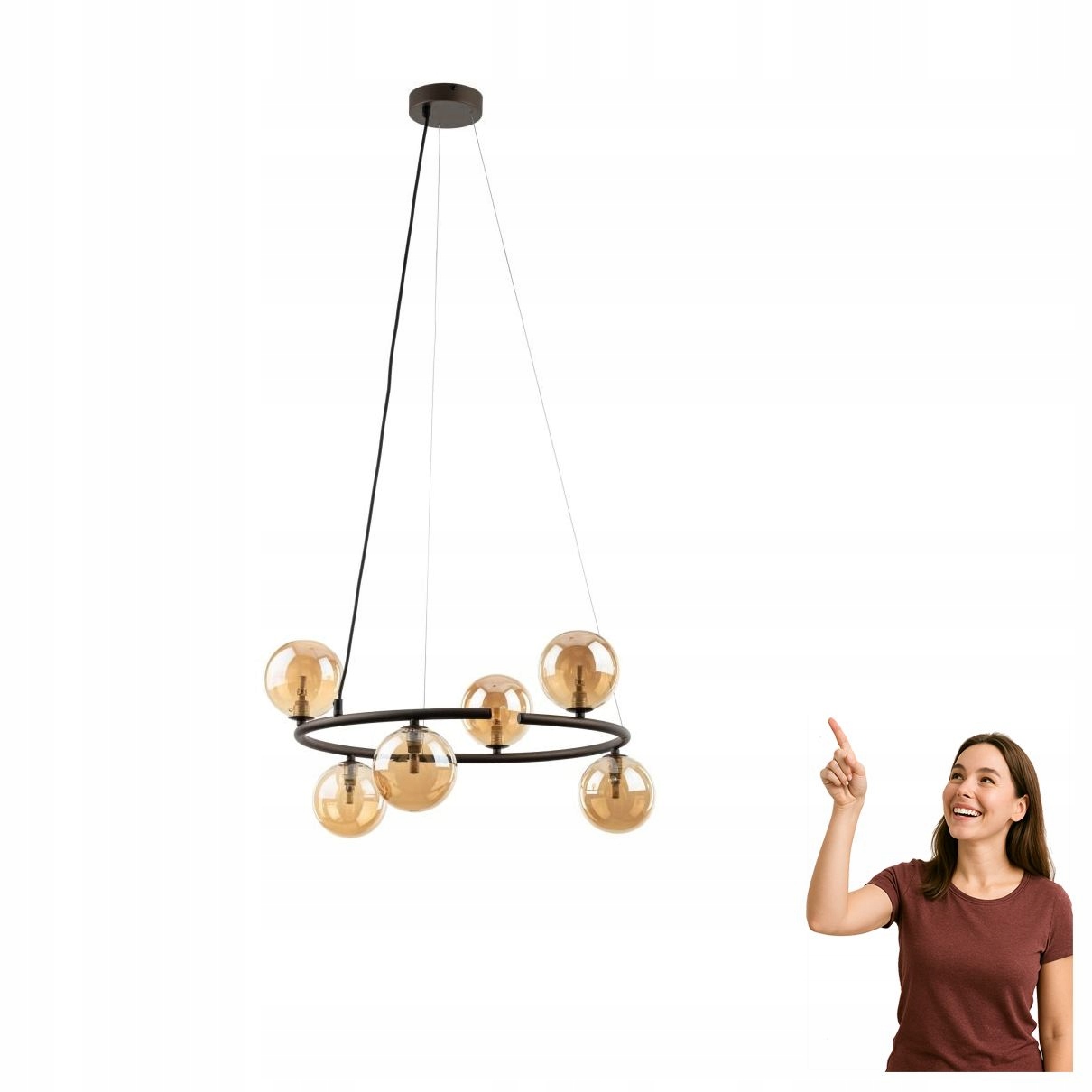 Luster Anabelle Brown 6571 Tk Lighting