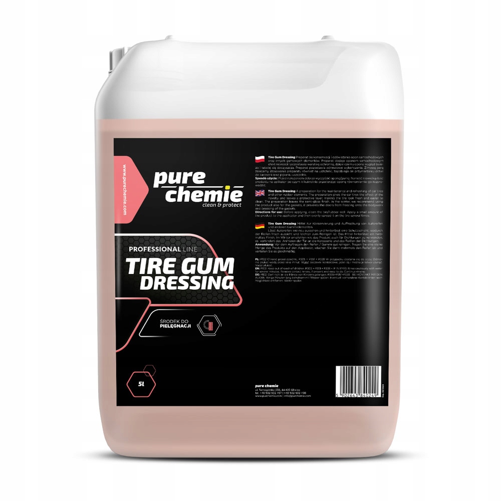 Pure Chemie Tire Gum Dressing 5L Dressing Na Opony