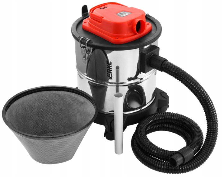 ODKURZACZ KOMINKOWY POPIOŁU PYŁU 1200W 20L VERKE Maksymalna moc 1200 W