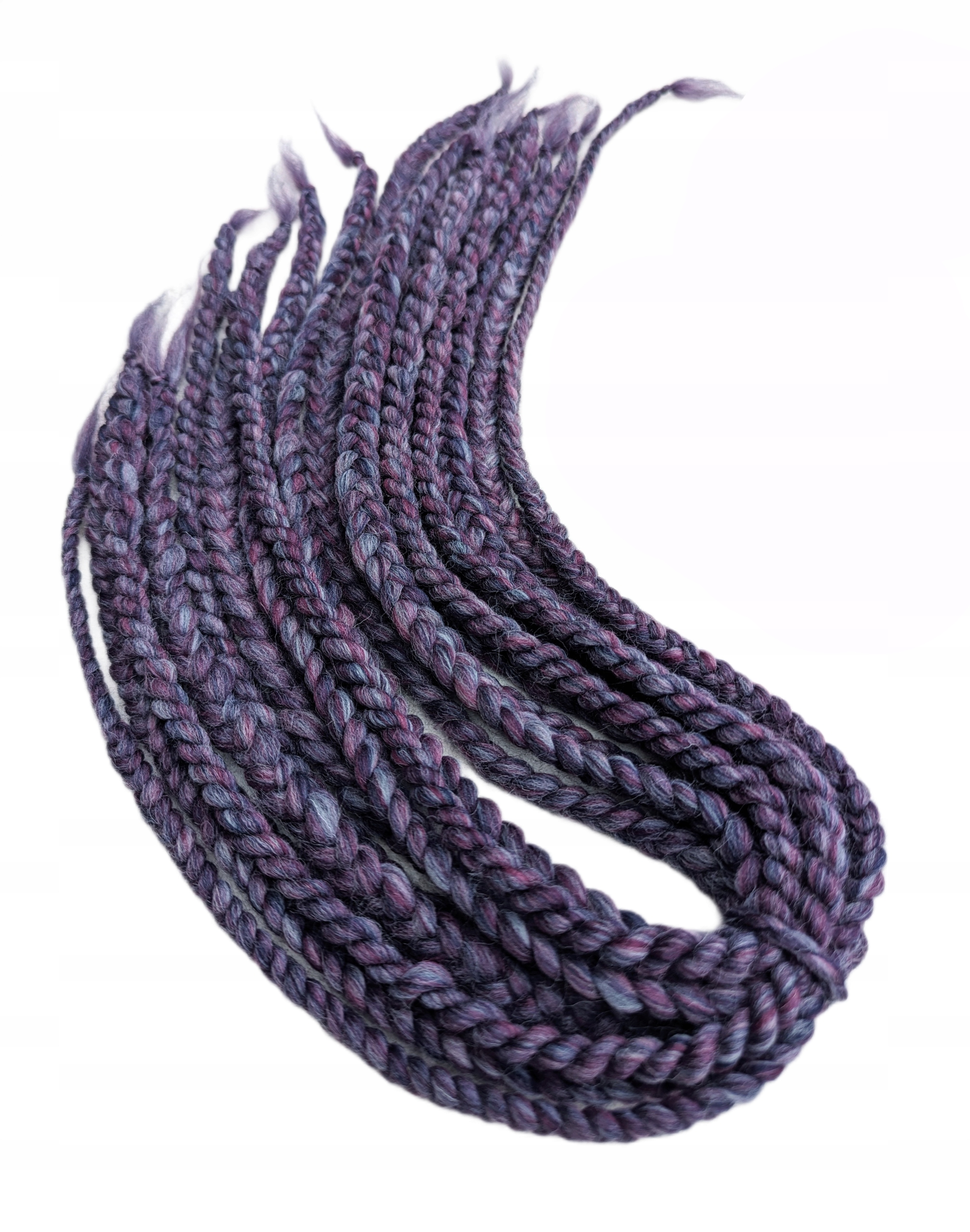 Vlněné copánky Opakovaně Použitelné , fialové, Heather Garden, 40 kusů