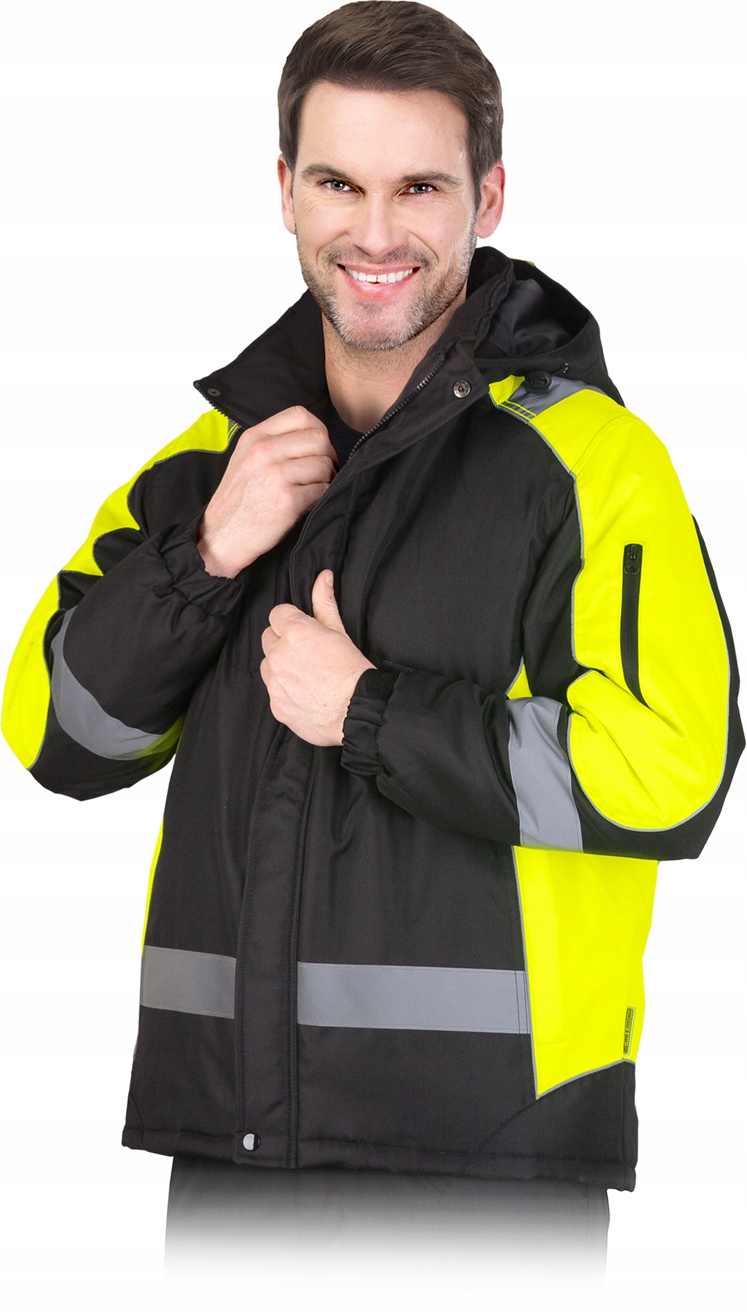 Zateplená zimní reflexní bunda Lh-blizzard M