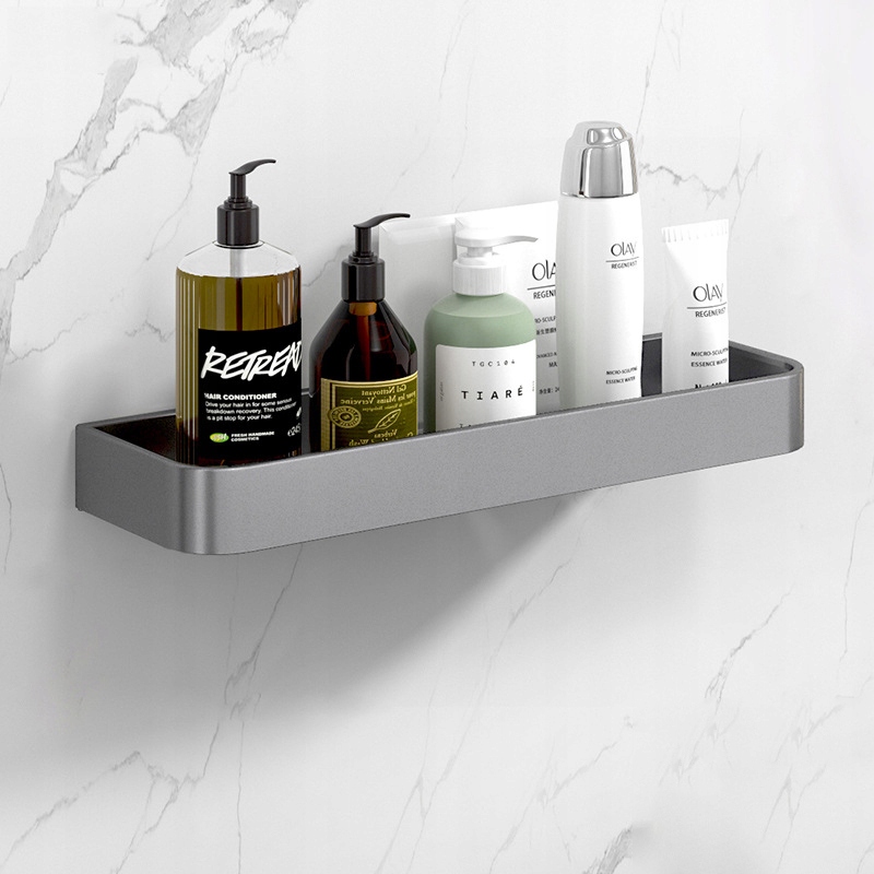 PÓŁKA POD PRYSZNIC Bez dziurkowania 40cm szary