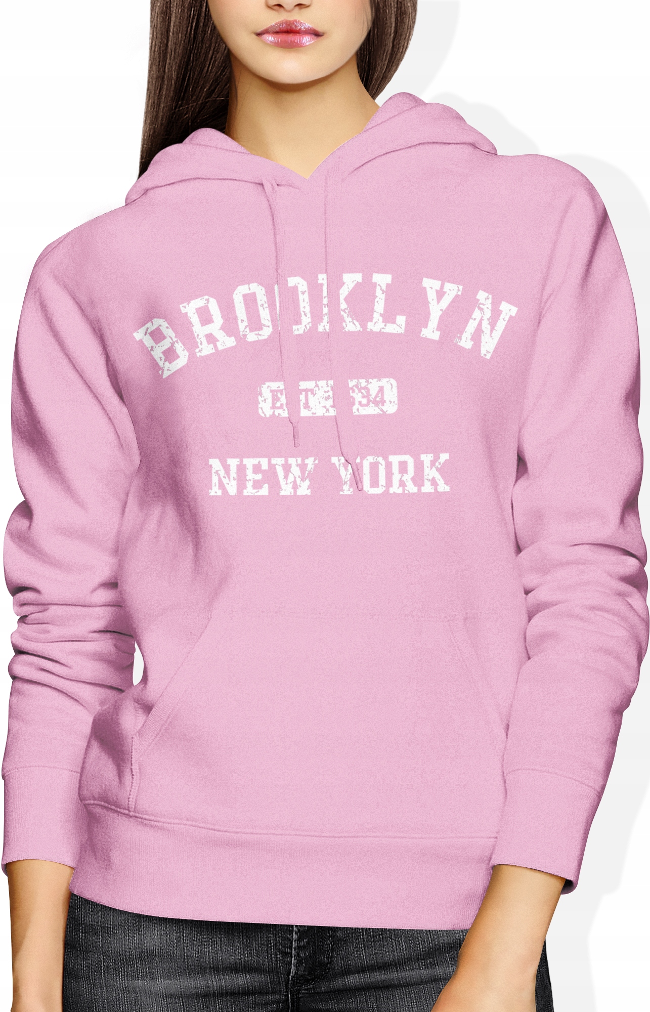 

Bluza Damska New York Nowy Jork Z Kapturem Rozm S