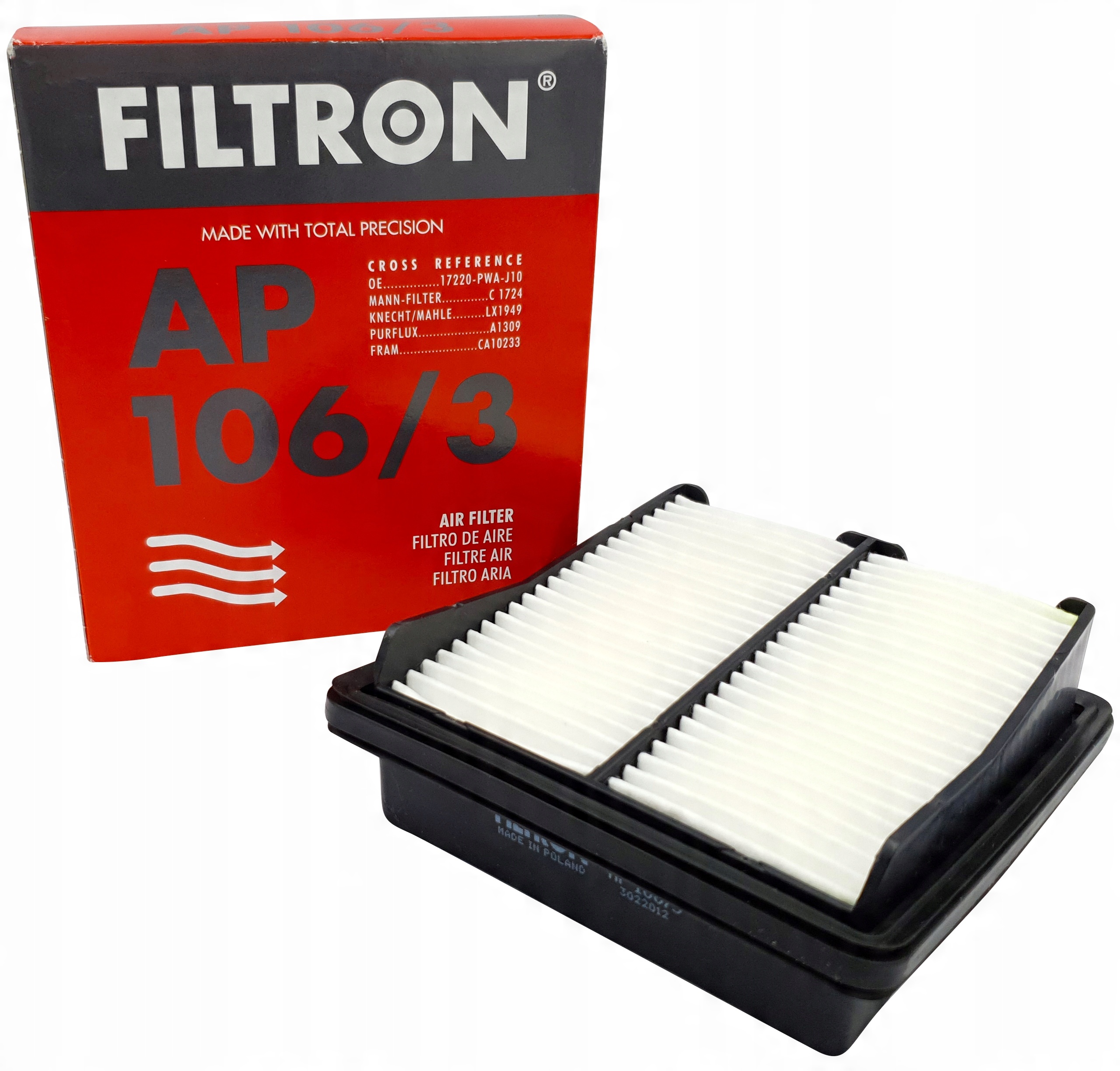 

Filtron Filtr Powietrza Honda Jazz II 2001-2008