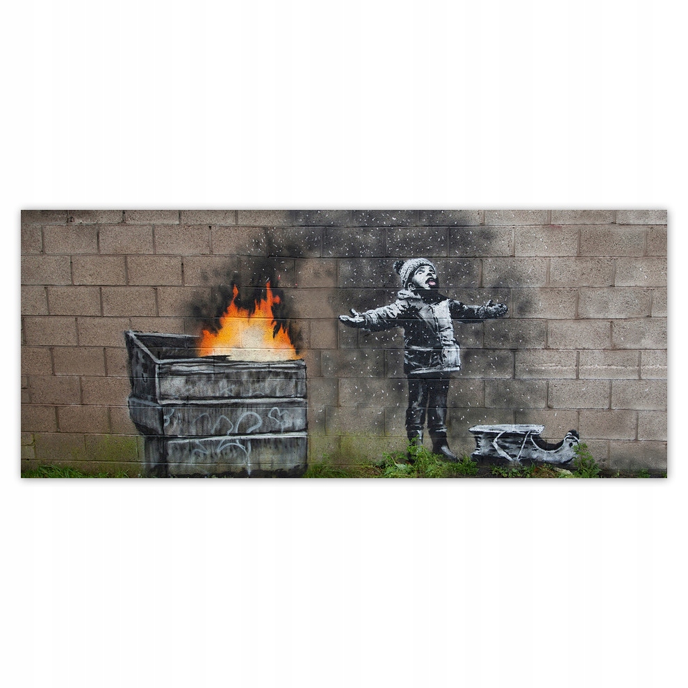 

Fototapety flizelina 250x104 Smog Banksy Graffiti
