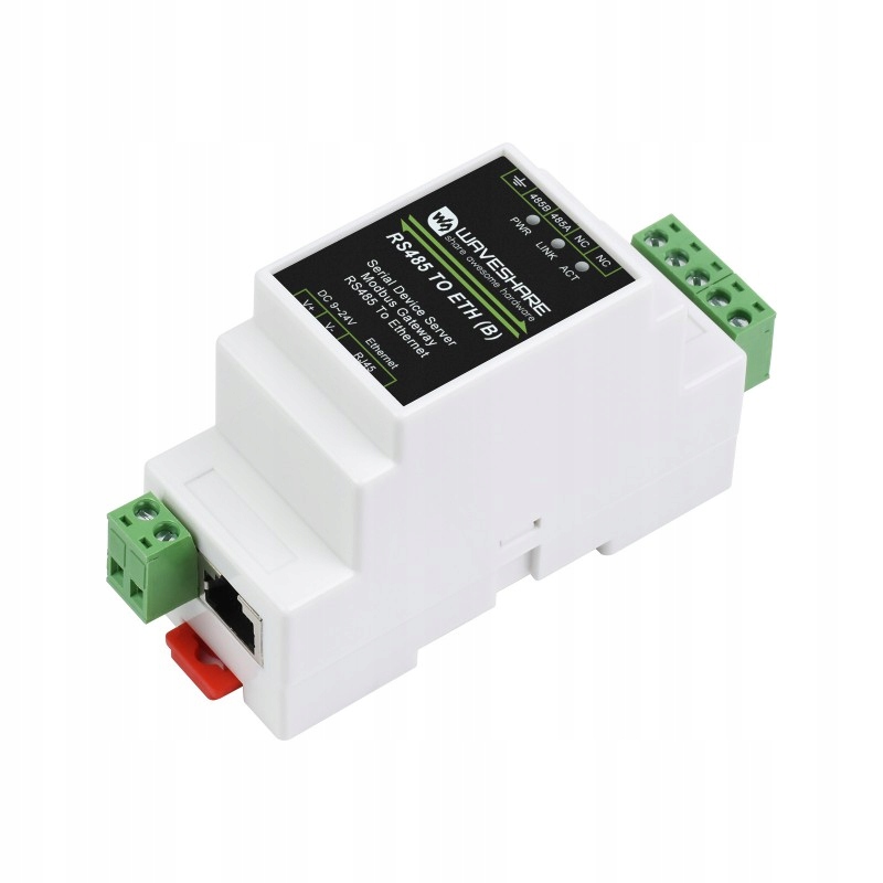 Převodník RS485 na Ethernet RS485/RJ45, Tcp/ip WaveShare 20978