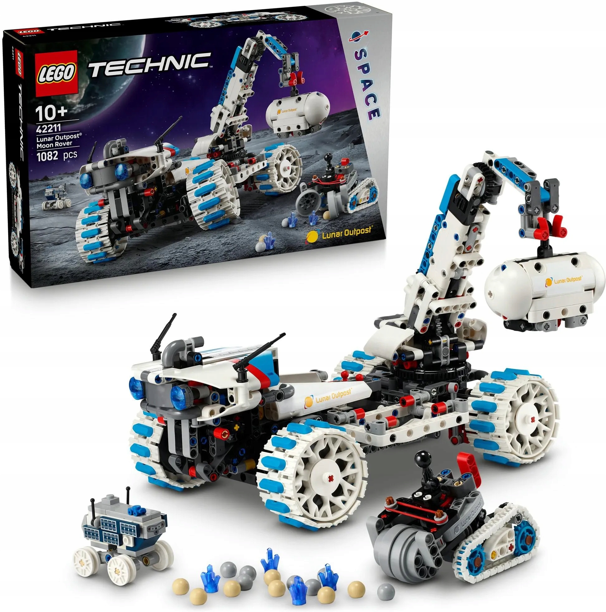 stavebnice Lego Technic 42211 Měsíční kosmické vozítko Lunar Outpost Space