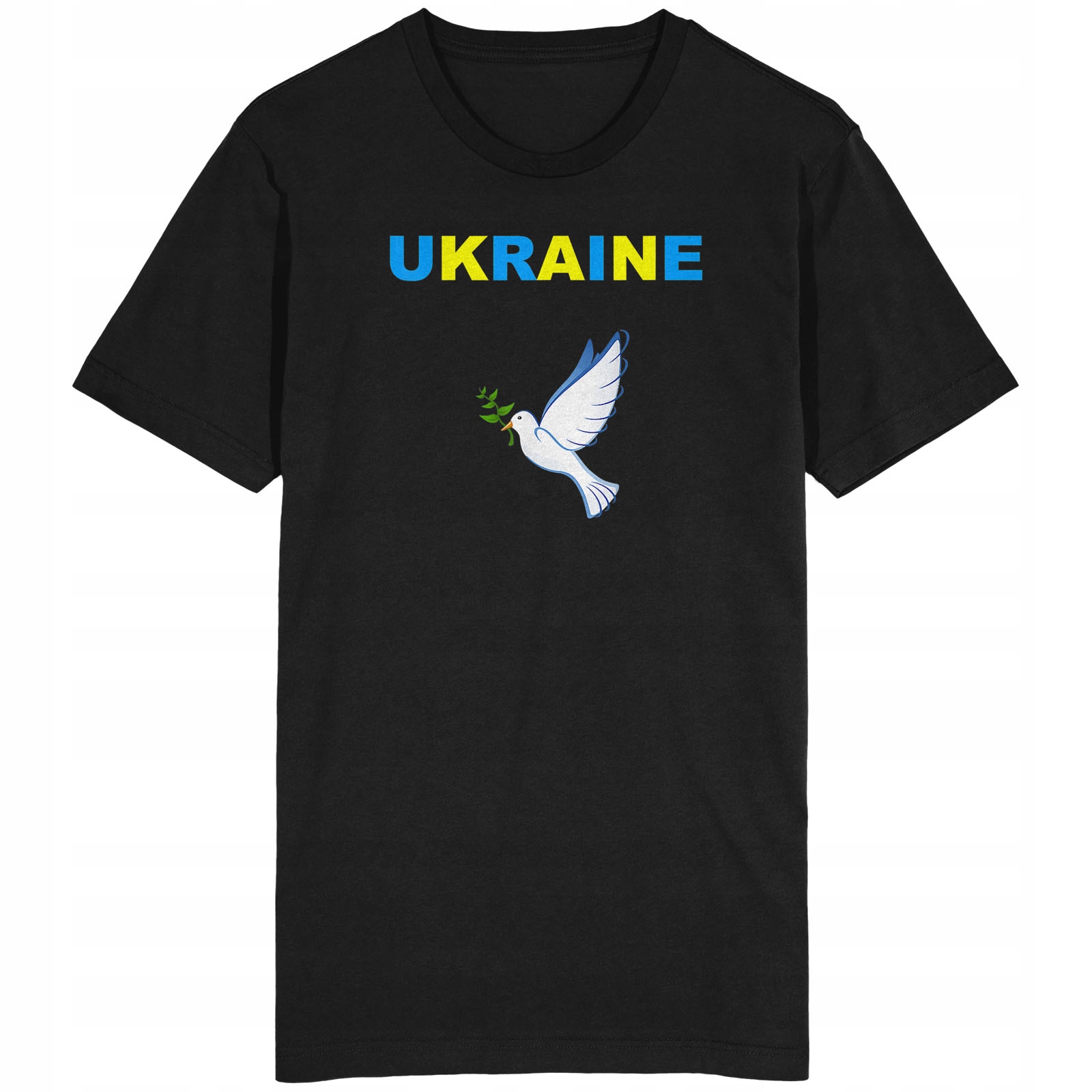 

Koszulka Ukraina Wspieram Ukrainę Symbol Pokoju