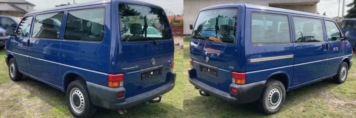 2500KG HAK HOLOWNICZY VOLKSWAGEN VW T4+MULTIVAN CARAVELLE TRANSPORTER BUS Producent Bizub Hak-Pol
