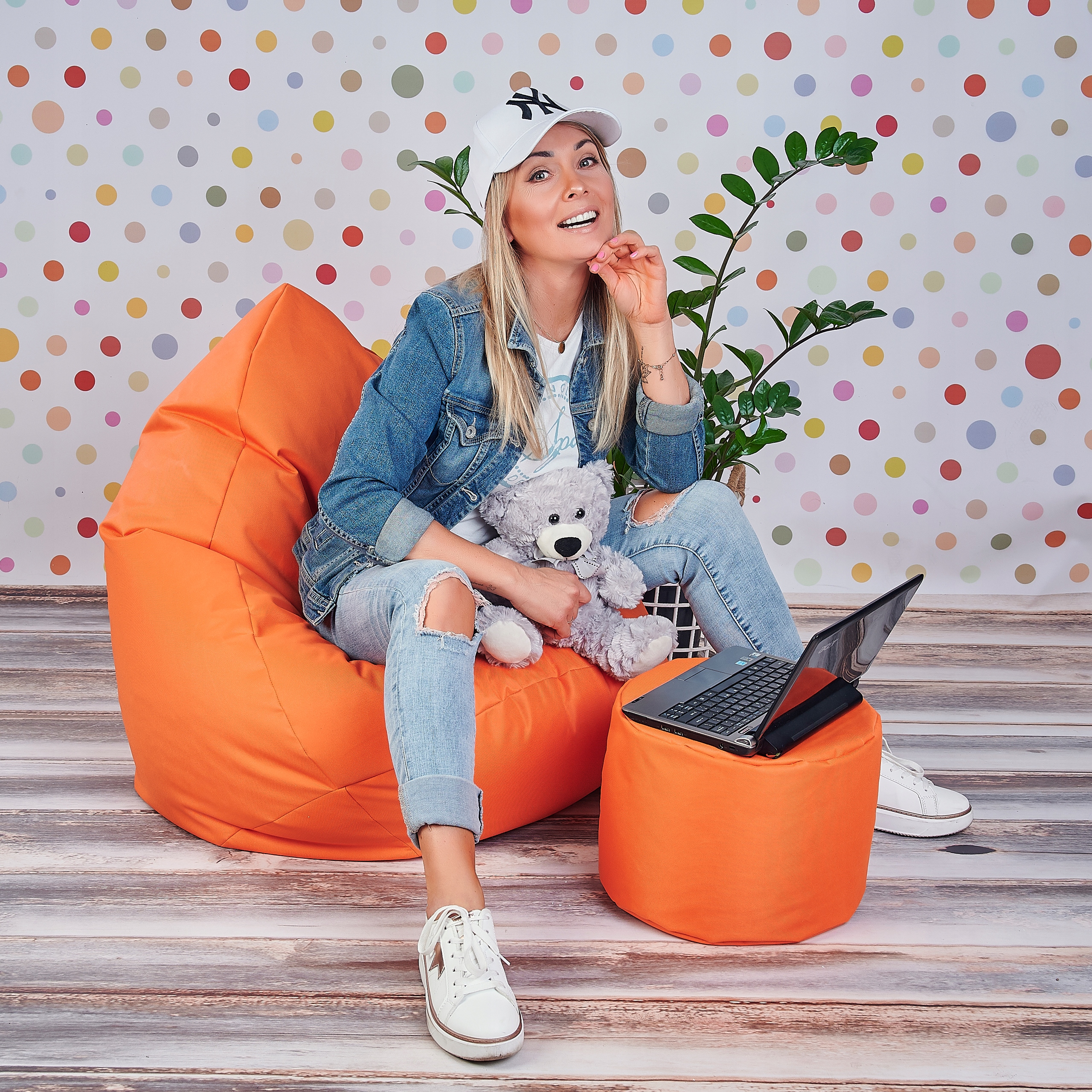 WOREK SAKO OXFORD XXL + GRATIS | MEGA FOTEL PUFY Kolekcja Oxford Sako 2XL