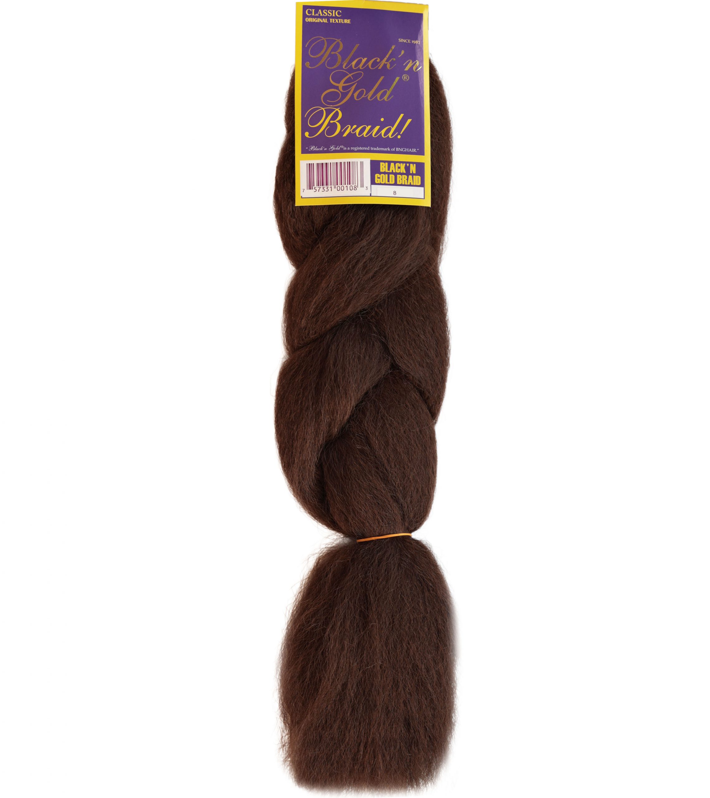 

Włosy warkoczyki dredy Soft Kanekalon Black N Gold