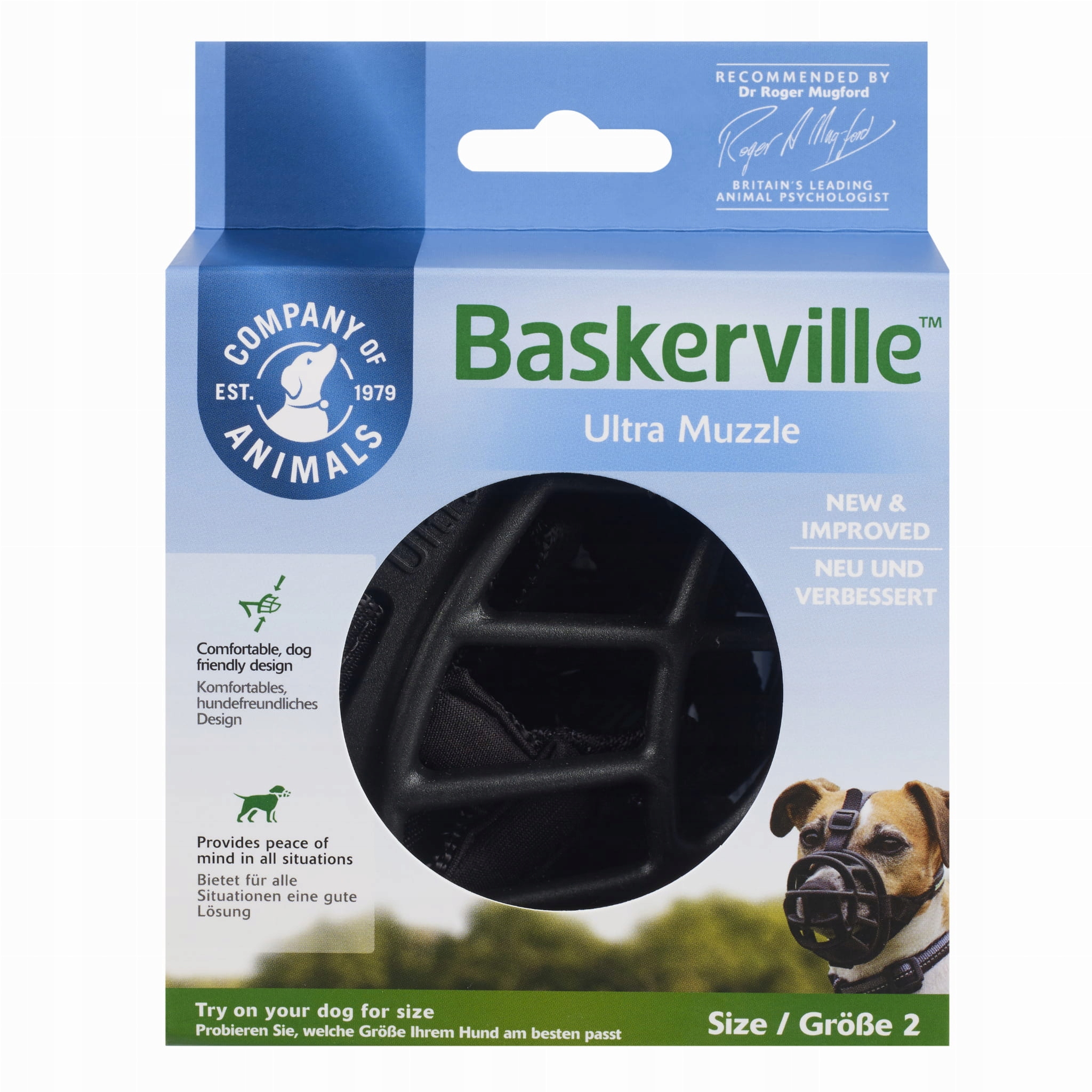 Levně Náhubek Baskerville Ultra Muzzle velikost 2, černý