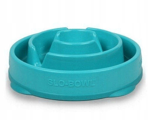 Levně Miska pro psa zpomalující stravování OutwardHound Fun Feeder Mini tyrkysová