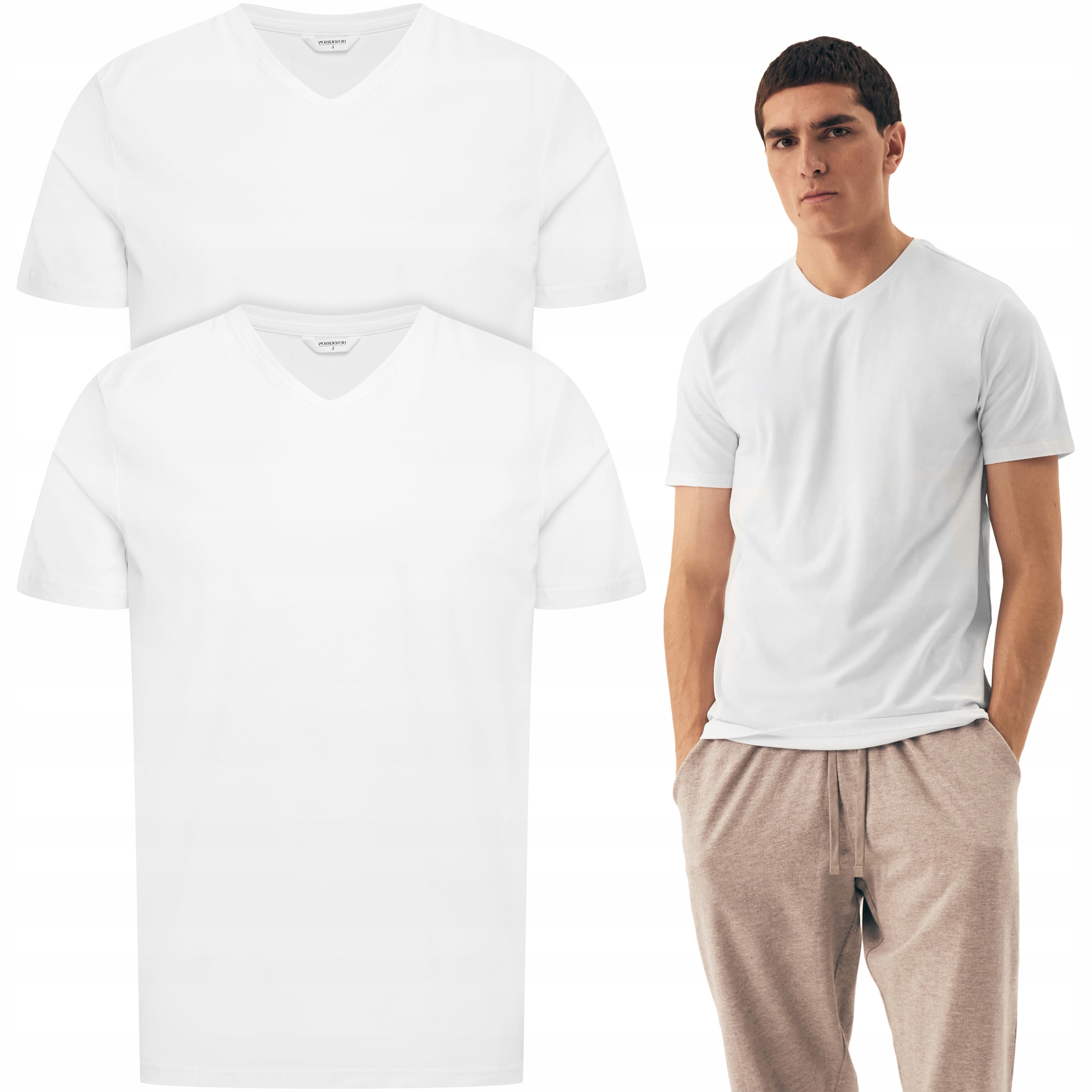 Tričko Pánské Henderson Move T-shirt bavlněné Set 2-BALENÍ XXL