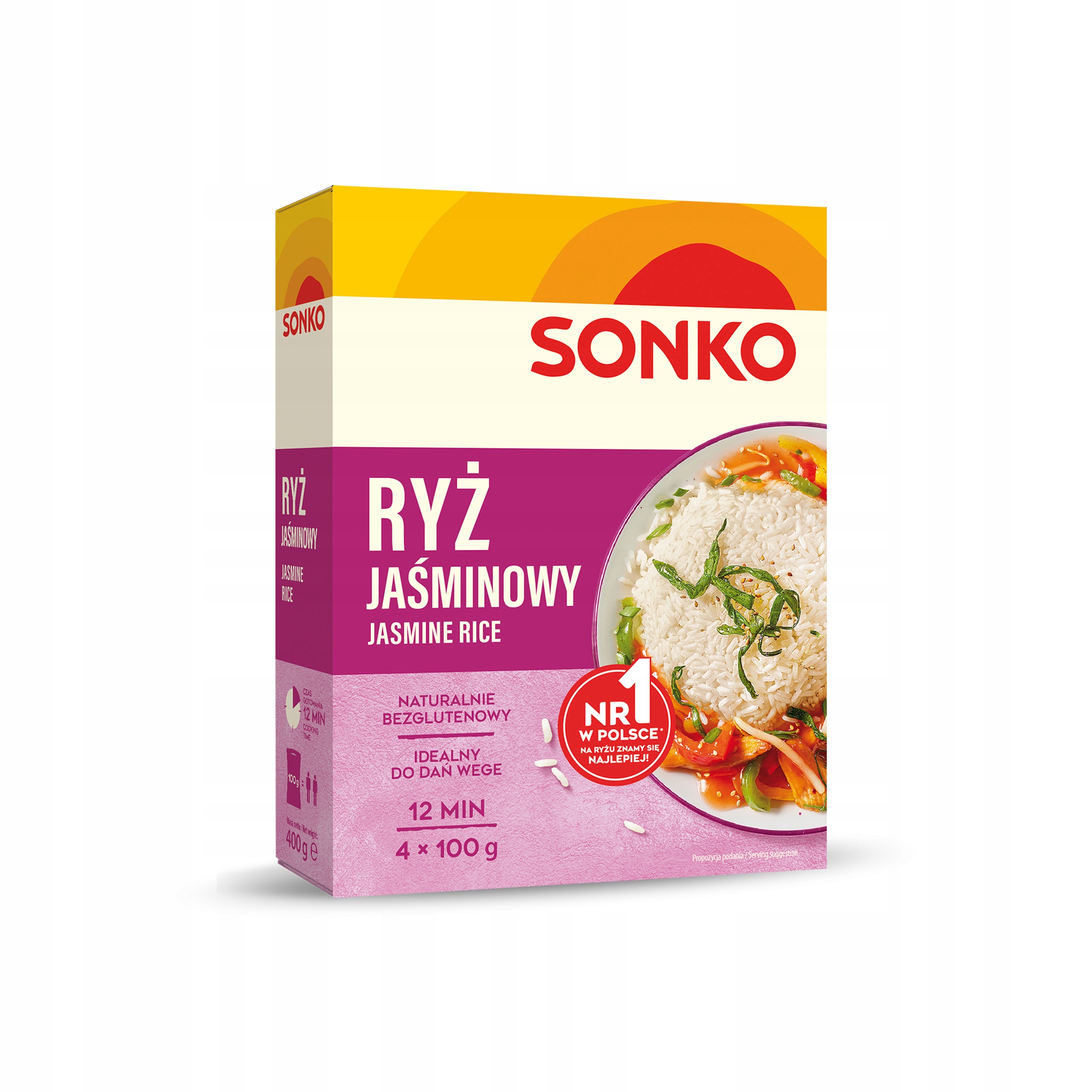 7x Sonko. Jasmínová rýže 4x100 g.