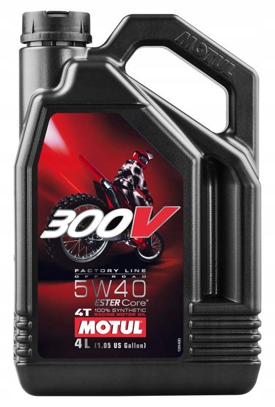 Olej 5w40 4l 300v factory line off road ester core 5W40 300V Fl 4L Motul