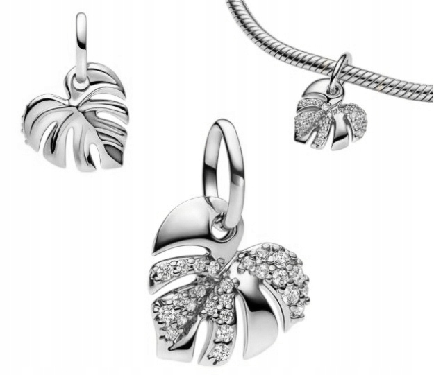 Charms přívěsek Ag 925 list monstery IM2620425CH