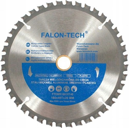 

Tarcza 160 Piła Wielozadaniowa Widiowa Tct 40