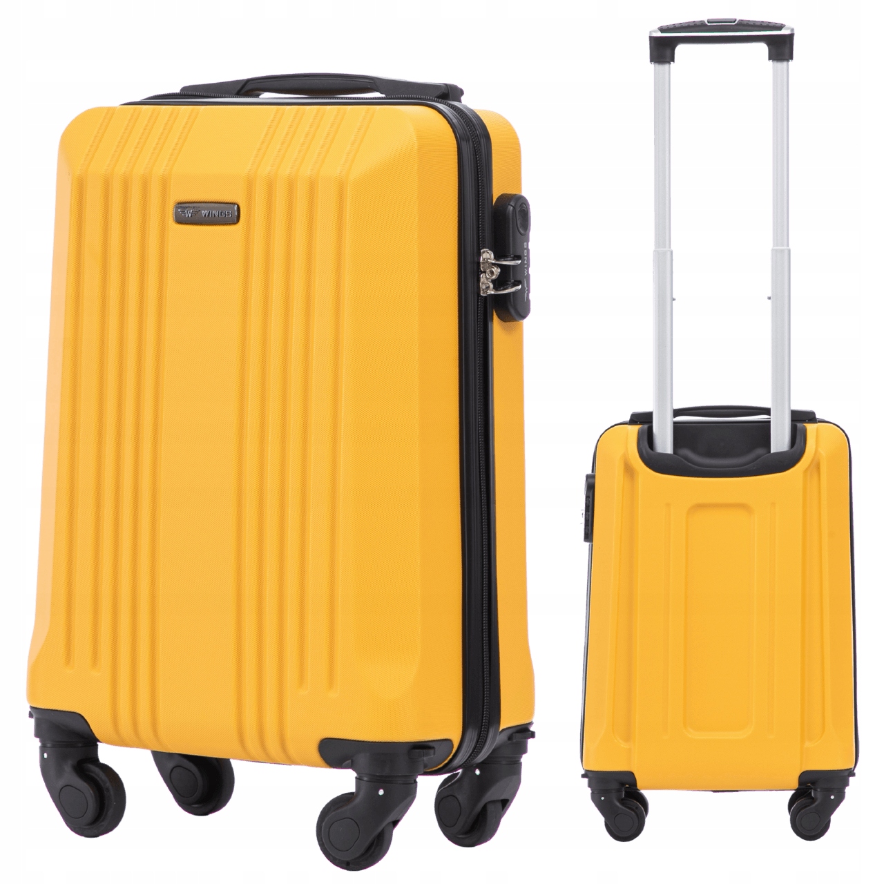 Walizka podróżna mała Kabinowa Xs Bagaż Podręczny odpinane 4 kółka Wings