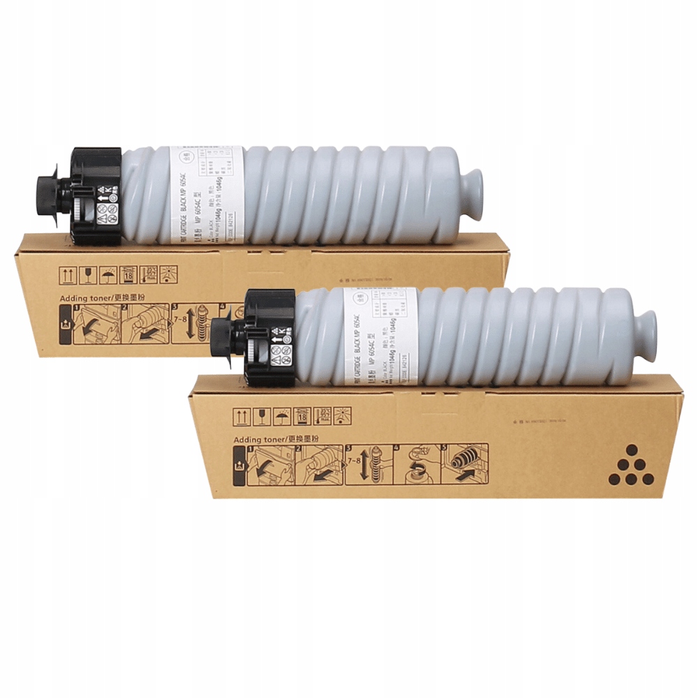 2-pak Nowy Toner MP6054 842127 do Ricoh MP4054 MP5054 MP6054 IM4000 IM6000