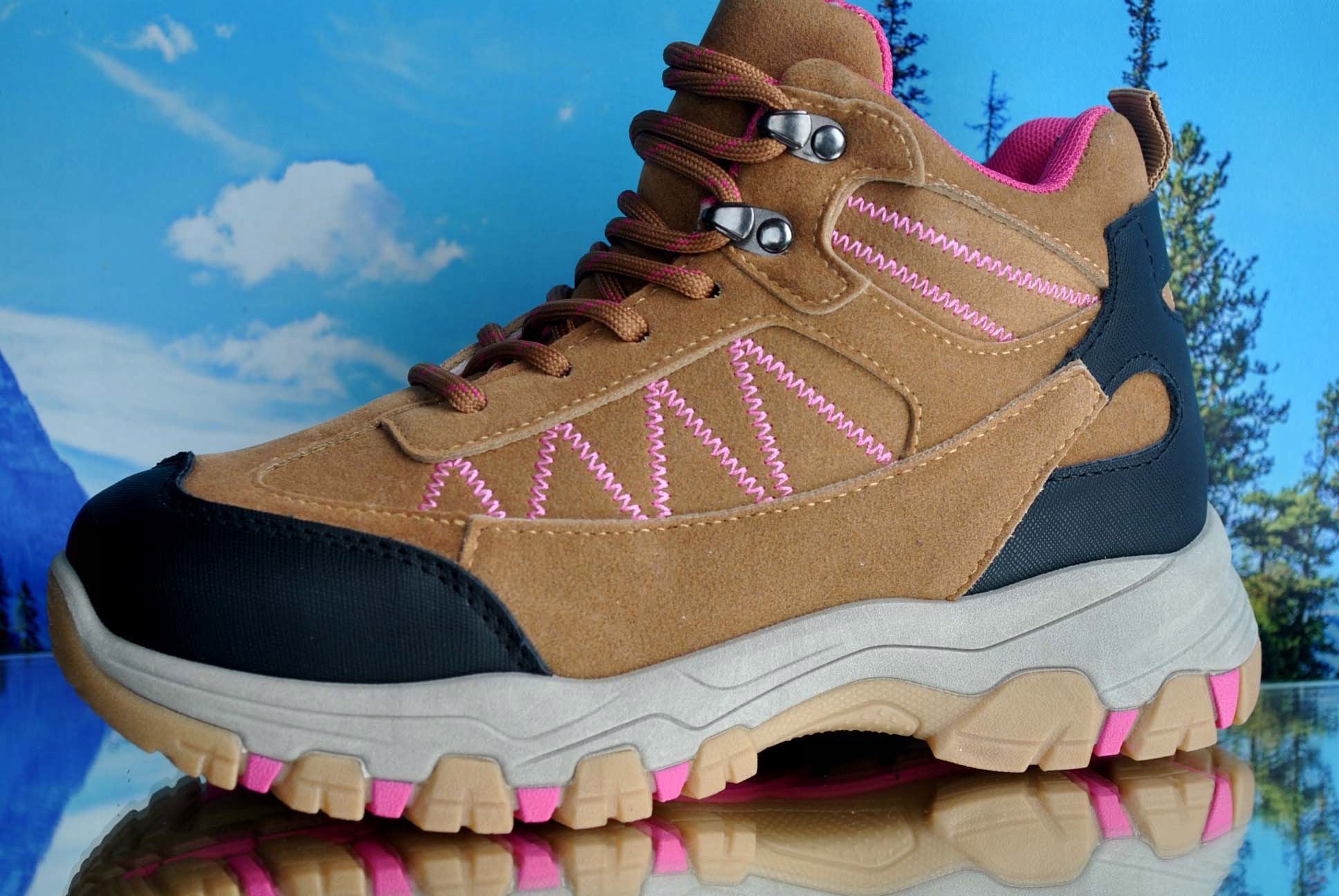 BUTY ZIMOWE OCIEPLANE TREKINGOWE GÓRSKIE TRAPERY ŚNIEGOWCE SPORT Marka inna