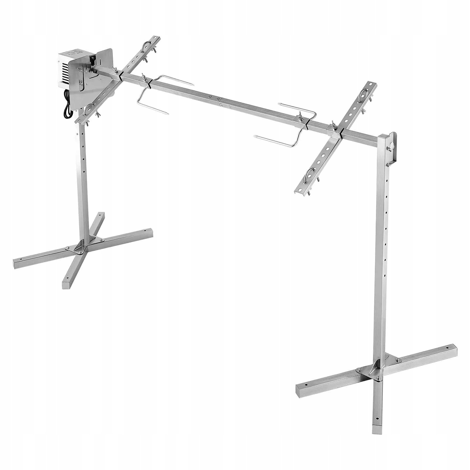Rożen grill elektryczny prosiąt mocny 1321 mm 40 kg 38 W 8 stopni SUS304