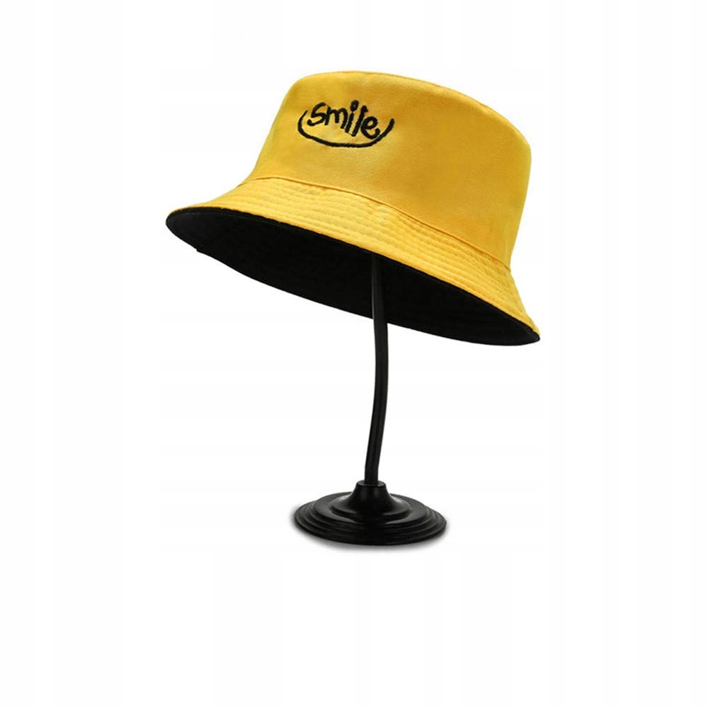 Kapelusz Można odwrócić dwa kolory BUCKET HAT Wzór dominujący inny wzór