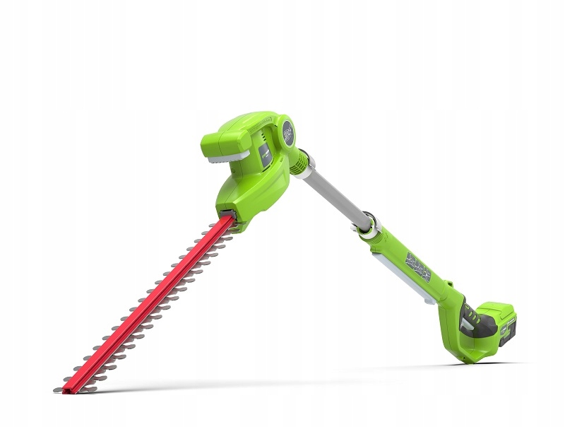 GreenWorks G24PH51 Akumulatorowe nożyce do żywopłotu na wysięgniku 24 V