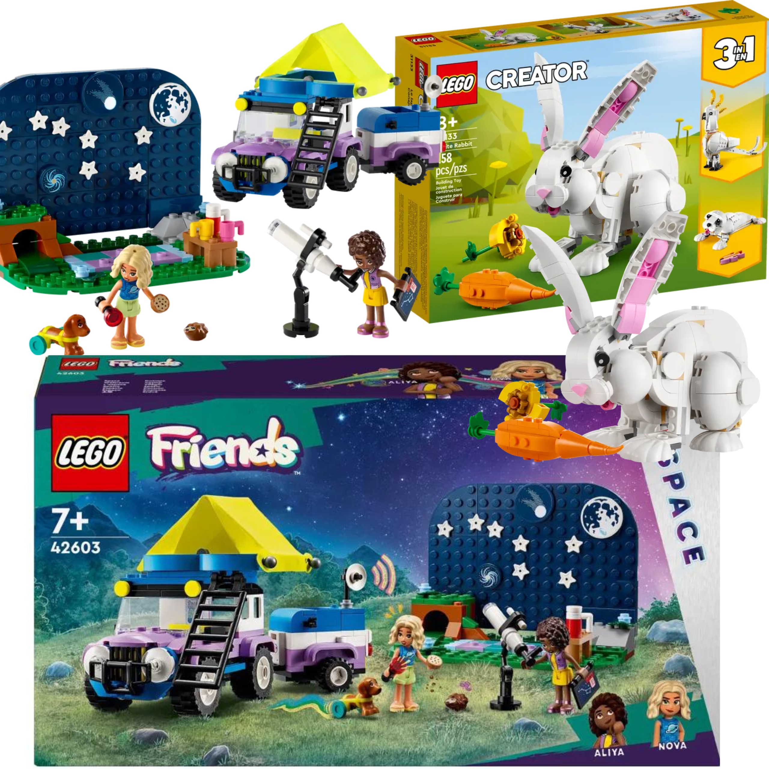 Lego Friends 42603 Karavan Lego Creator 3V1 Bílý Králík Vánoční Dárek