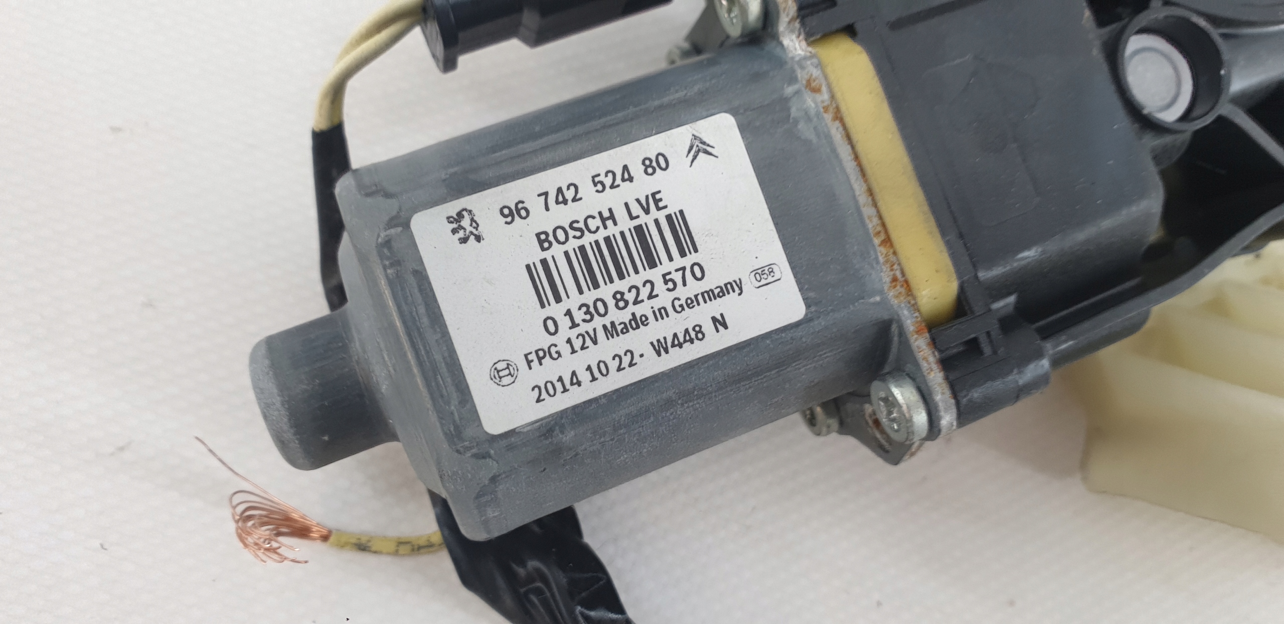 lift mechanism mini motor windows Citroen c4 cactus front right