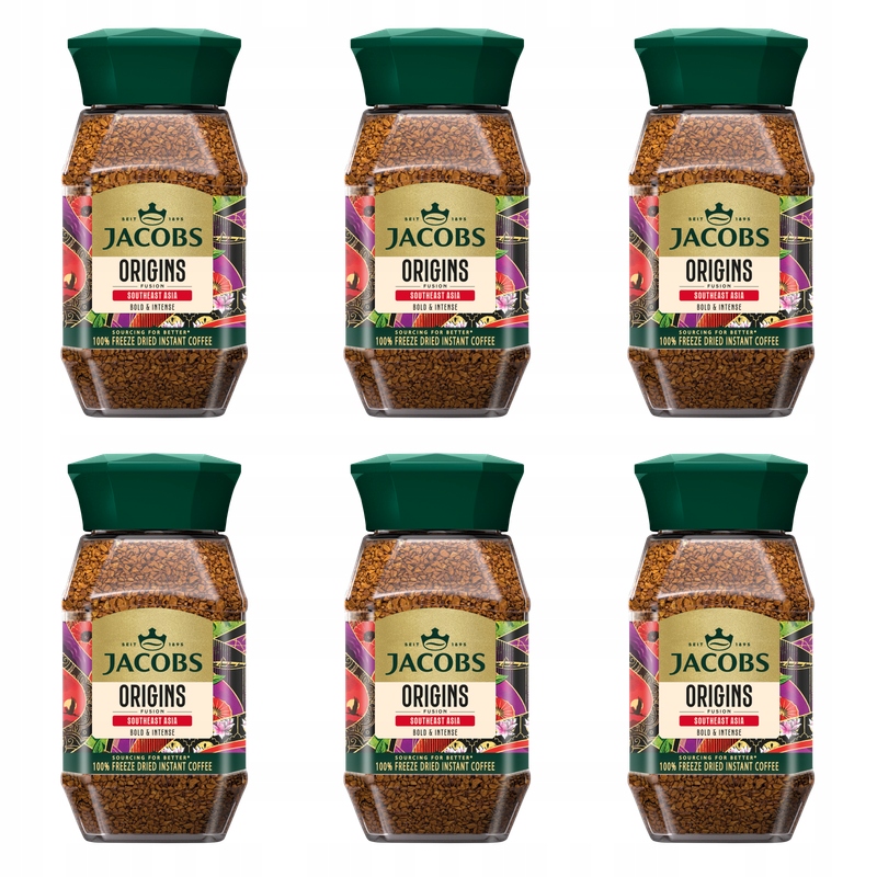 Káva Origins Fusion Jacobs Southeast Asia 200 g X6
