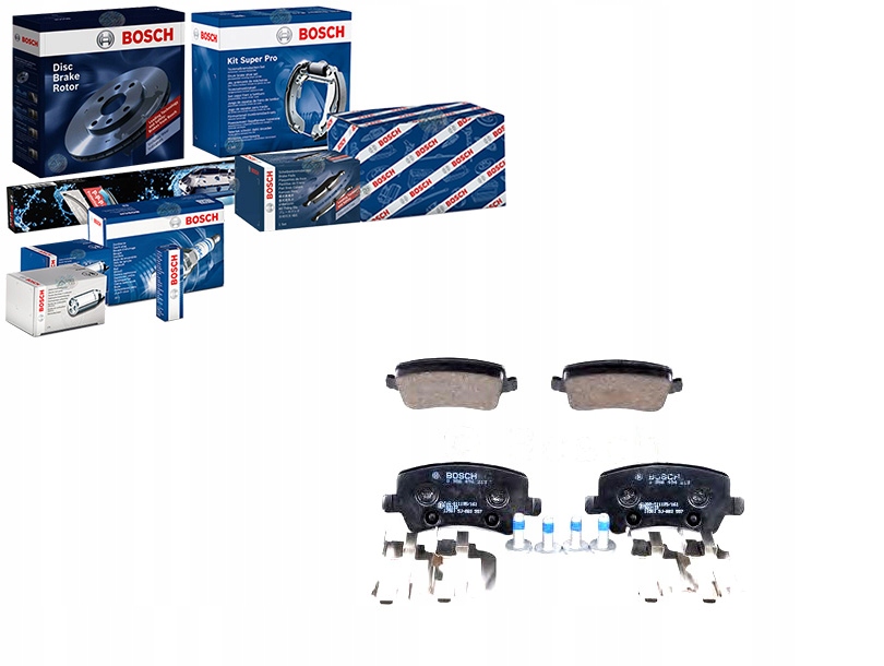 Brzdové Destičky Volvo Zadní V70 S80 XC70 07- Bosch