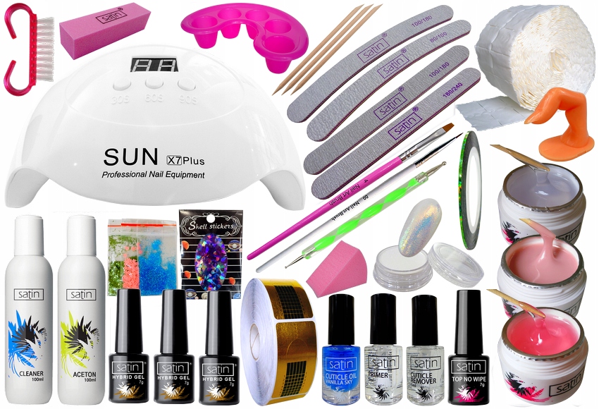 Gelově Hybridní Startovací Sada Na Nehty XXXXL