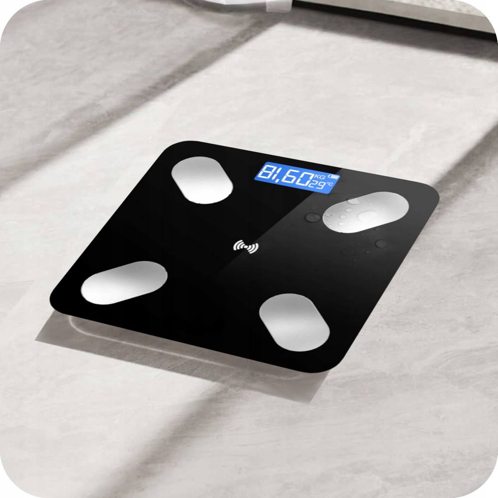 Waga łazienkowa Noviis WAGA ŁAZIENKOWA ANALITYCZNA 180KG SLIM SMART+ 25w1 Model WAGA ŁAZIENKOWA ANALITYCZNA 180KG SLIM SMART+ 25w1