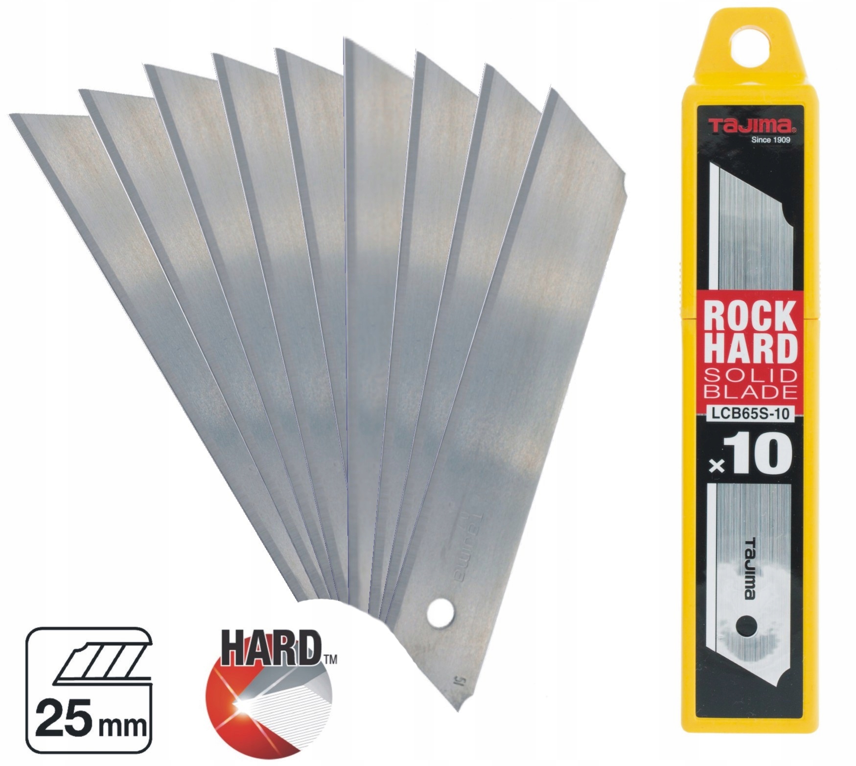 

Ostrza stałe 25 mm Tajima Solid Rock Hard LCB65S