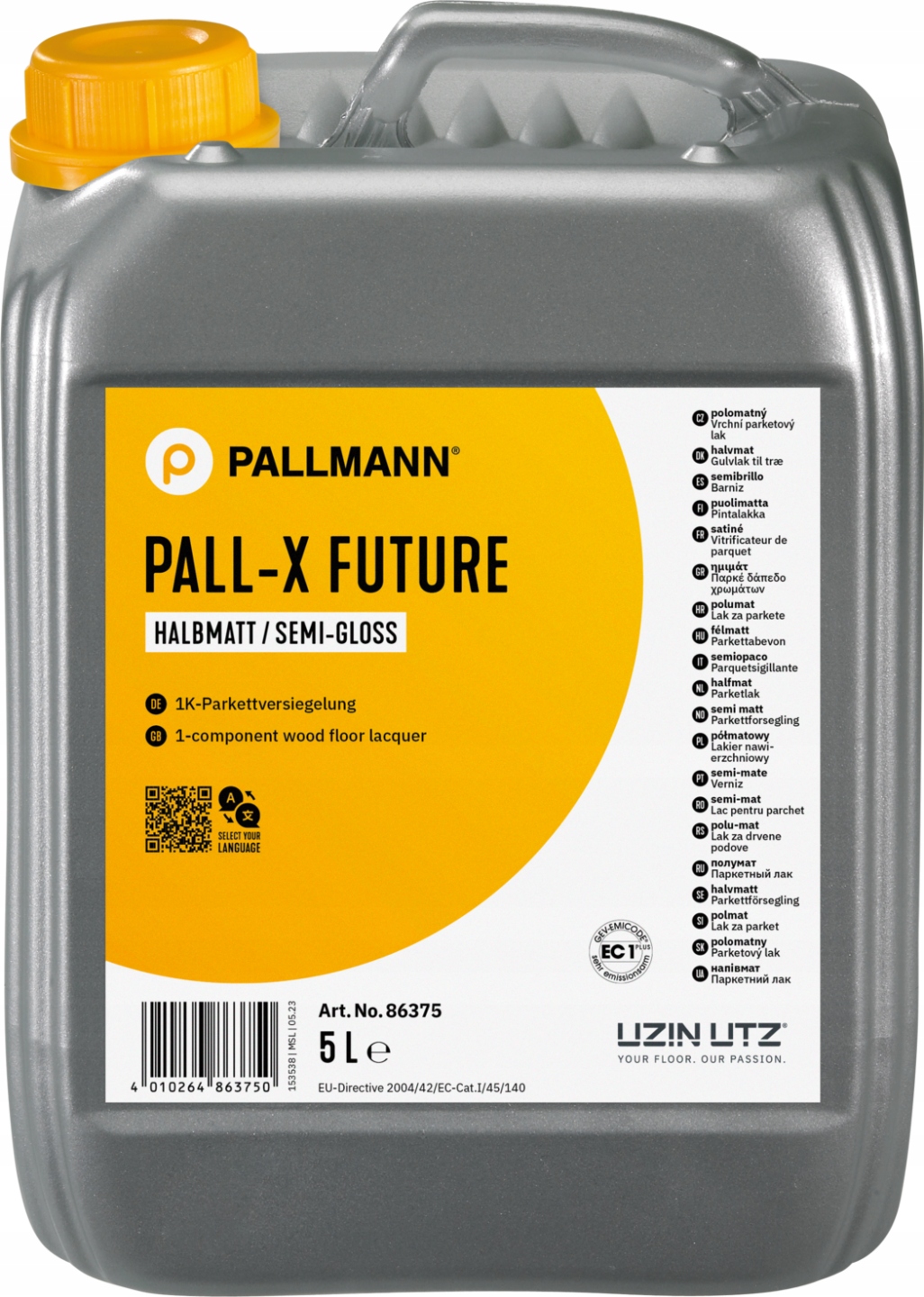 Lakier nawierzchniowy Pallmann Pall-x Future półmat 5l