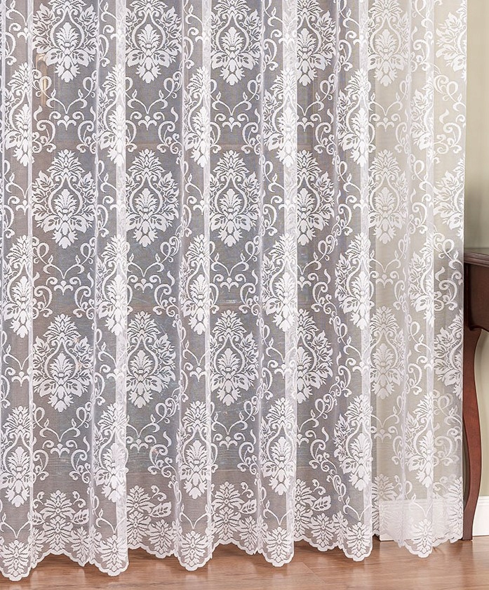 Lacná a stojí za to! záclona šitie na mieru biela páska tyl 600x250