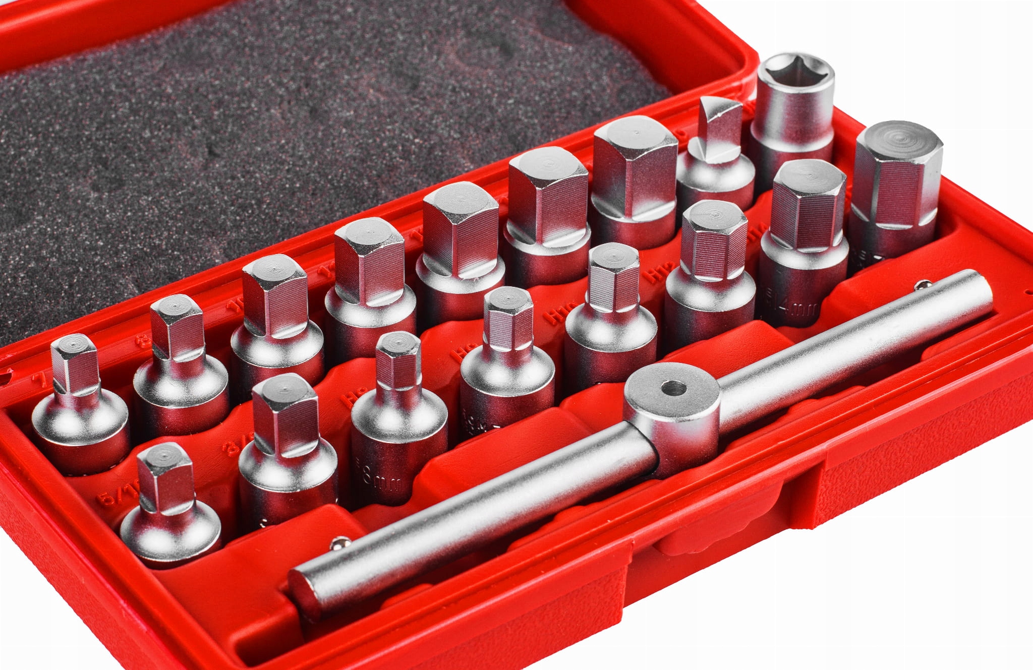 Zestaw kluczy do korkow oleju 3 8 18czesci Mark Rooks