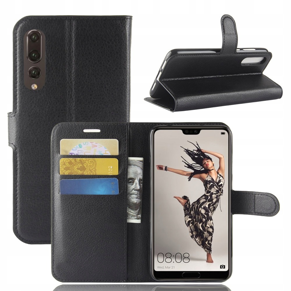 

Litchi Etui z Klapką Obudowa do Huawei P20 Pro