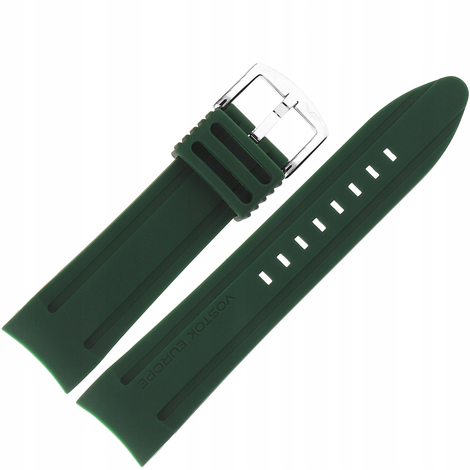 Pásek Batiscafos Silikon (A770) zelený s lesklou barvou