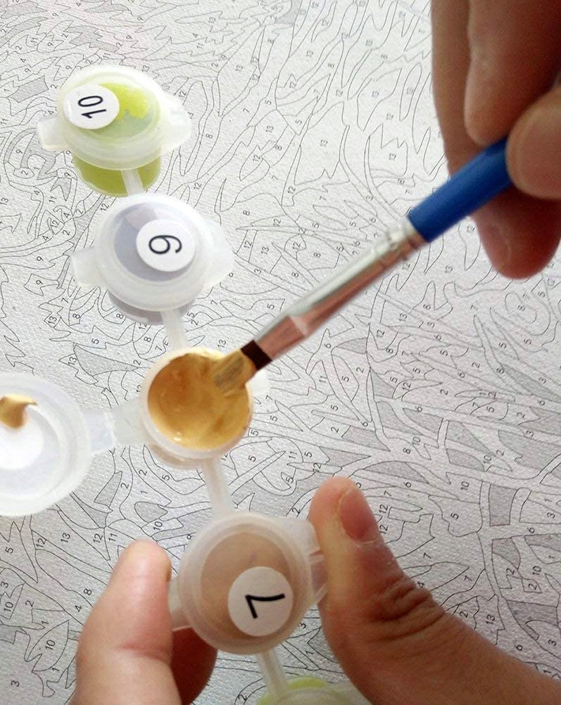 Malowanie Po Numerach Obraz do malowania NA RAMIE DREWNIANEJ EAN (GTIN) 5905902907912