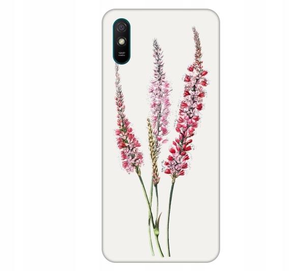 

Etui na telefon Xiaomi Redmi 9A Kwiat rózowy akwar